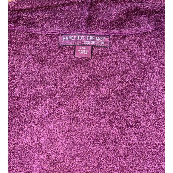 Barefoot Dreams Cozychic Lite Womens Open Front Island Wrap Cardigan L/XL - Picture 6 of 8